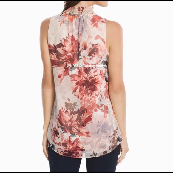 White House Black Market Floral casual Top (size: XS) - Picture 3 of 7